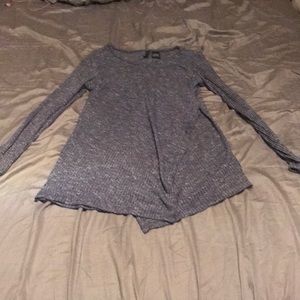 Blue long sleeve sweater